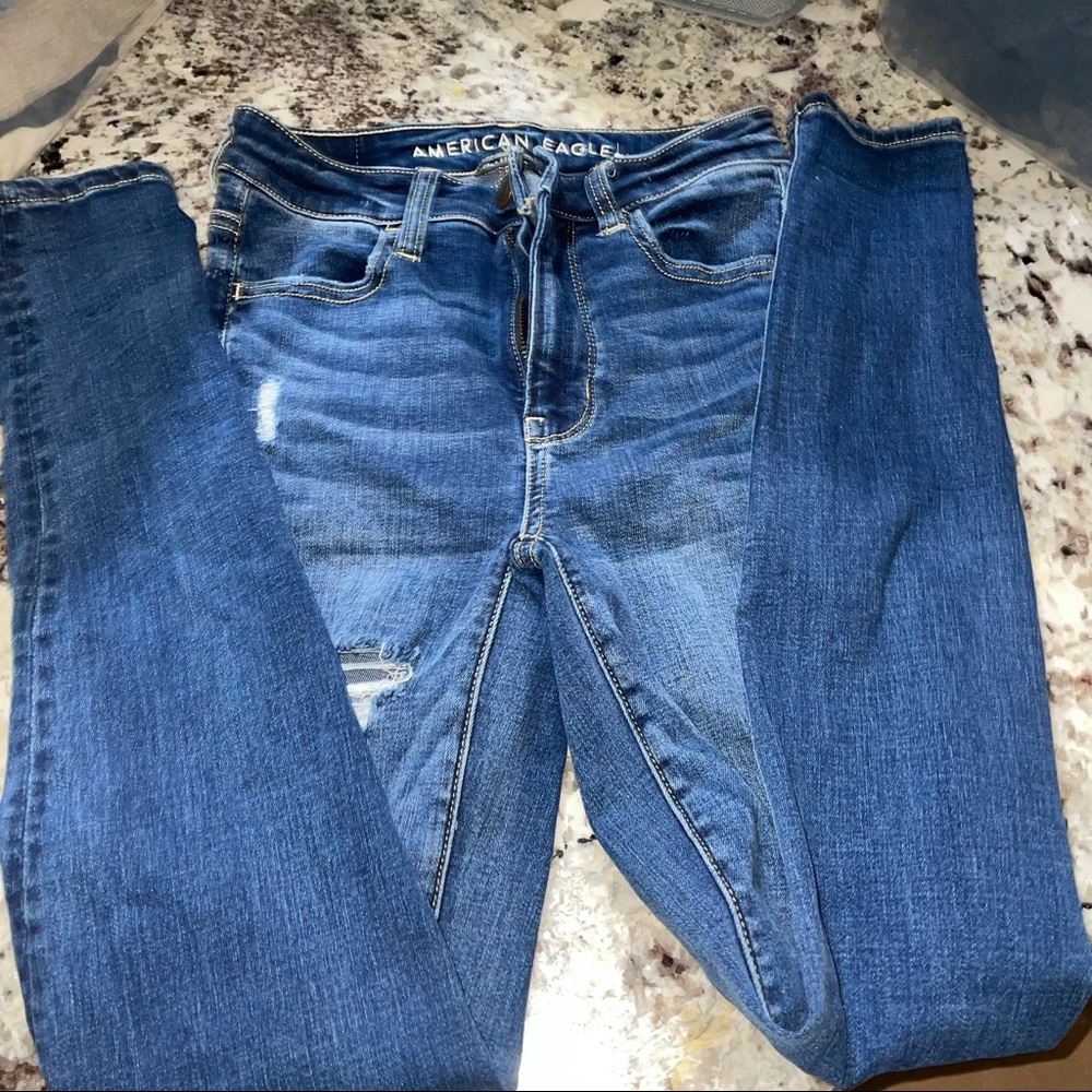 American Eagle super high rise jegging